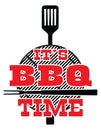 It`s BBQ Time - Vector Royalty Free Stock Photo